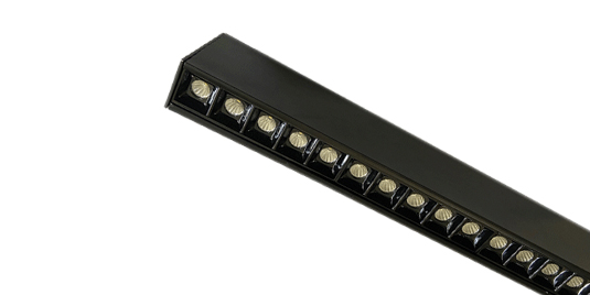 70W SIGNATURE SUSPENDED LUMINAIRES IN LED WITH LINEAR LAZOR REFLECTOR